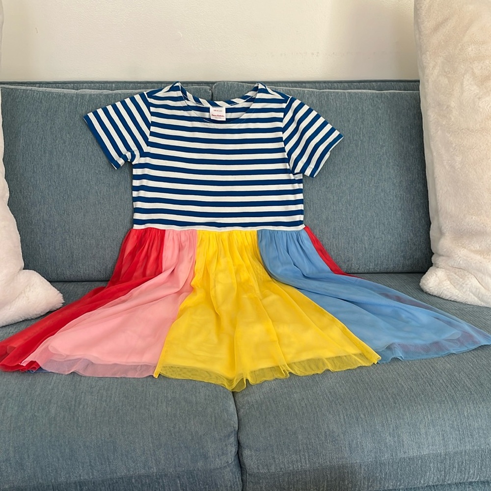 Hanna Andersson rainbow twirl dress